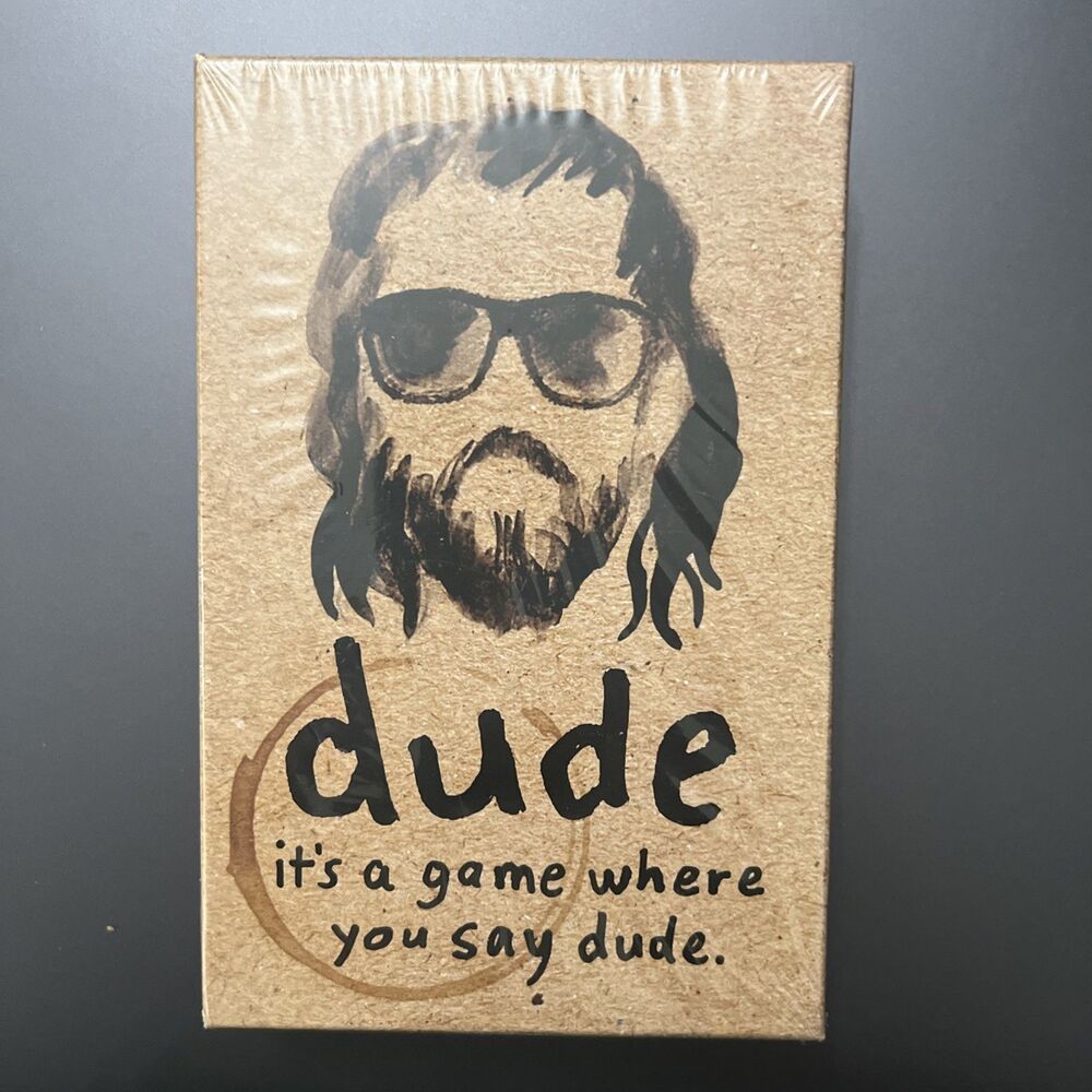 NEW Dude: It’s a Game Where You Say Dude Card Game North Star 3-6 Age 13+